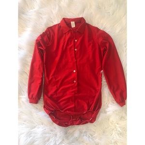 Vintage red bodysuit